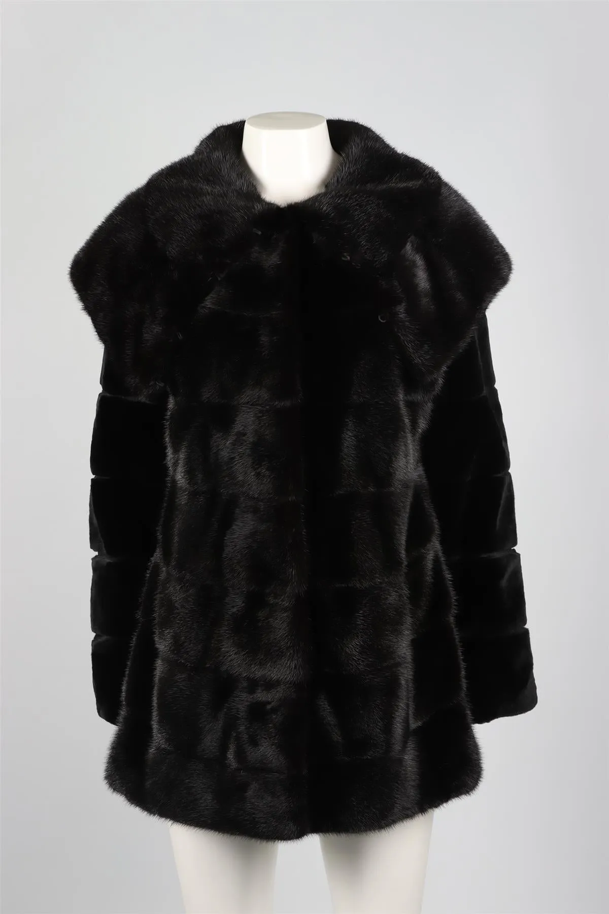 MANZARI BELLA FURS MINK AND RABBIT FUR COAT