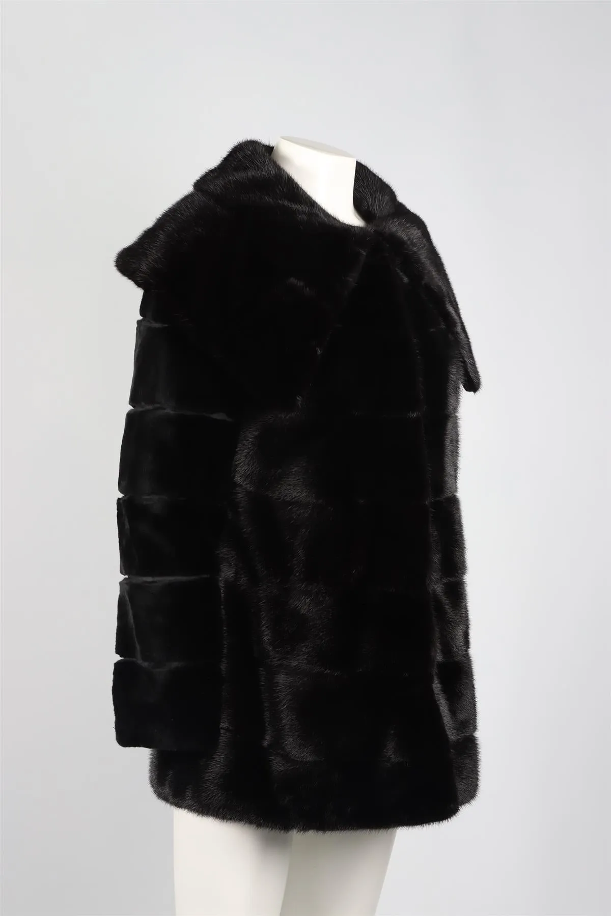 MANZARI BELLA FURS MINK AND RABBIT FUR COAT