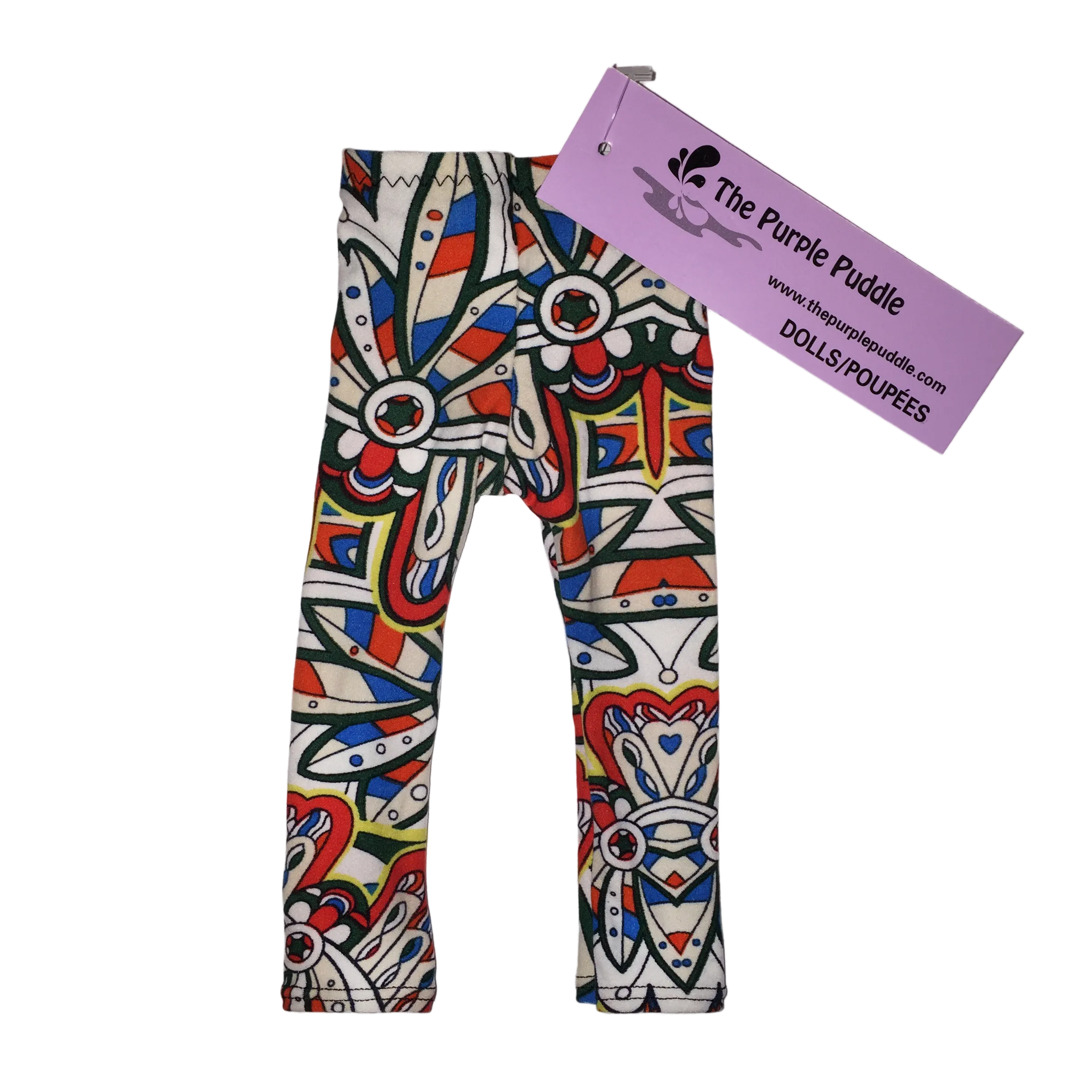 Mayan Bloom Doll Leggings