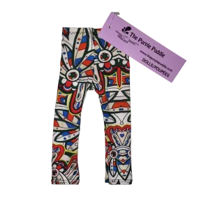 Mayan Bloom Doll Leggings