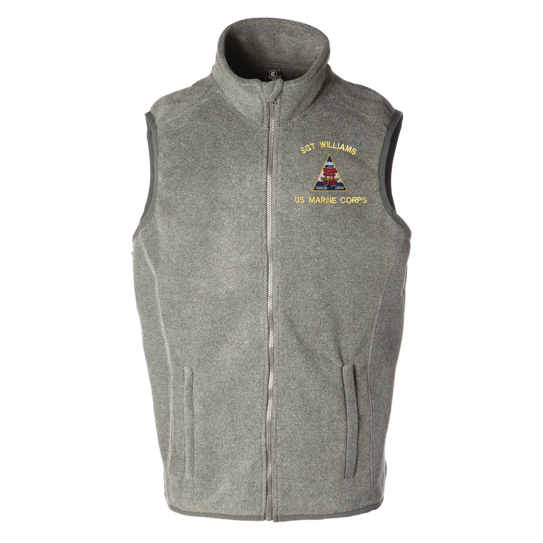 MCAS Iwakuni Embroidered Fleece Vest