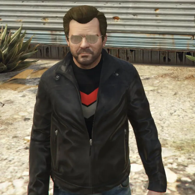 Michael Townley GTA V Leather Jacket | William Jacket