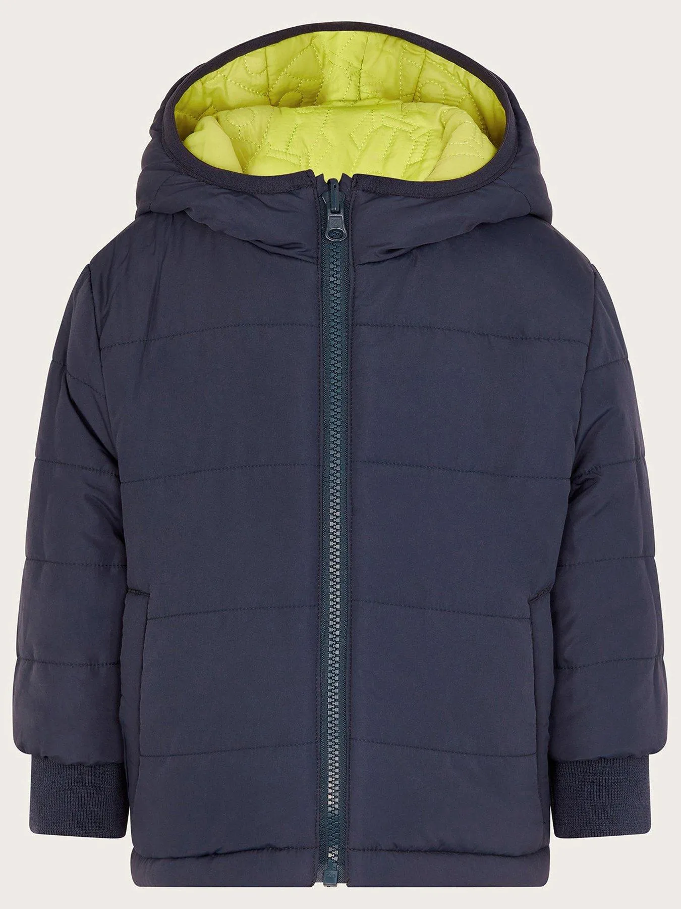 Monsoon Boys Rocket Reversible Coat - Navy