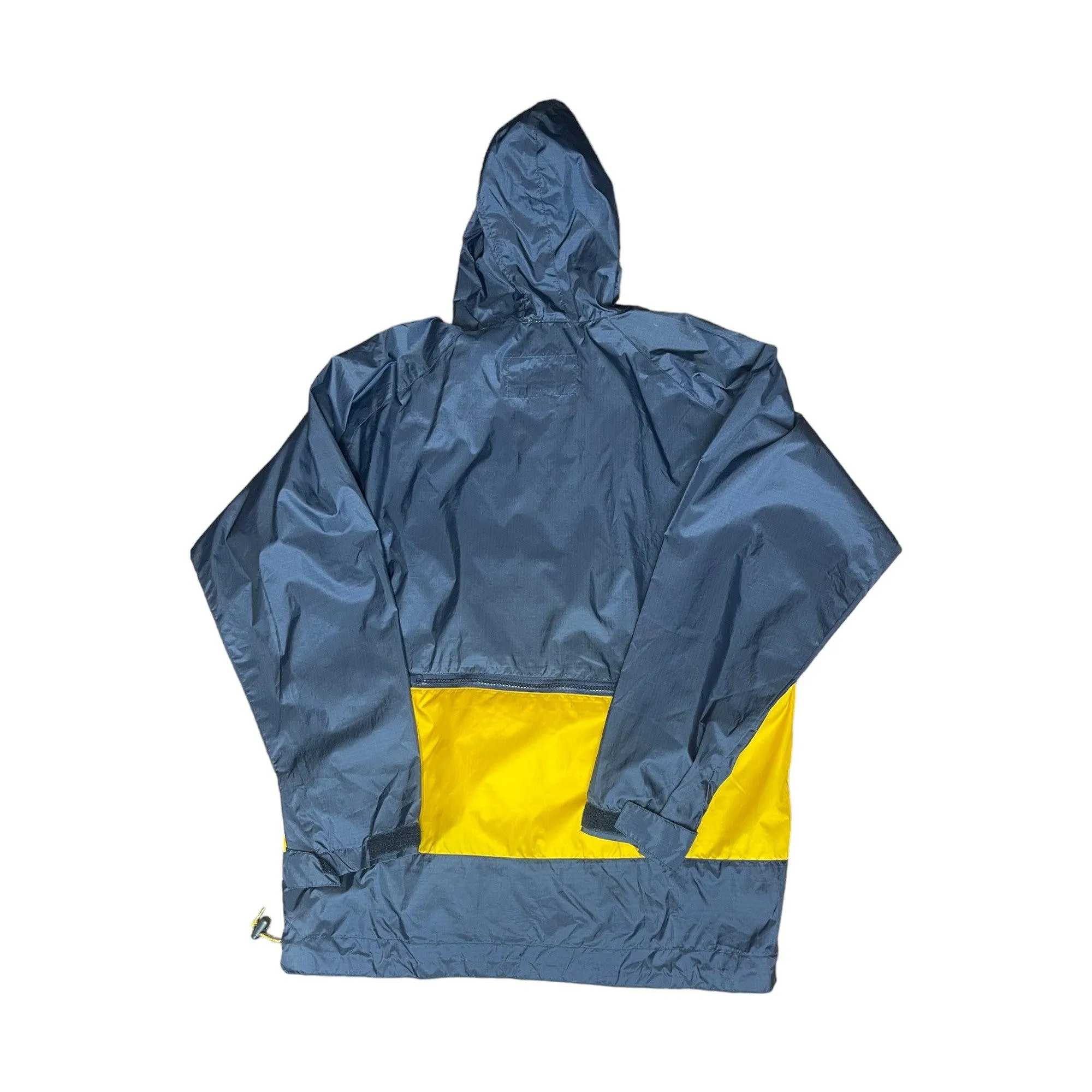 Navy Blue + Yellow Stussy Anorak - Small