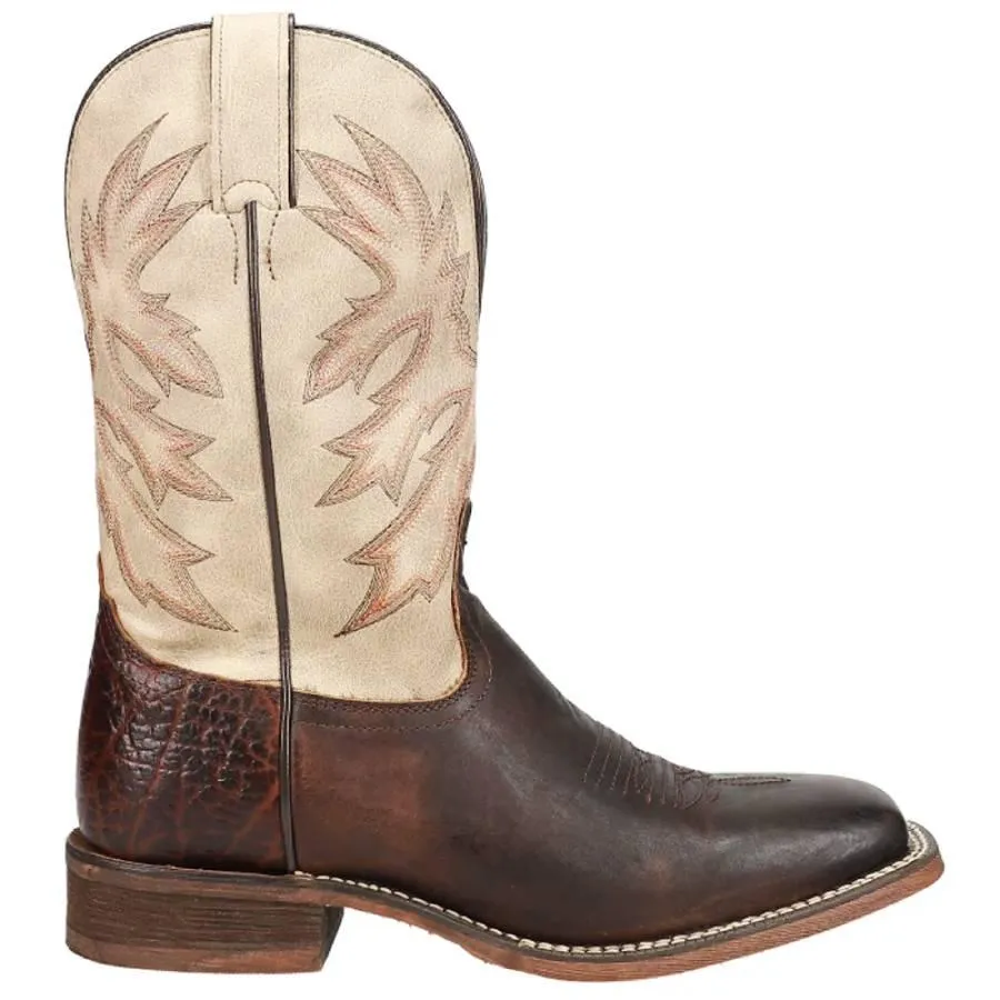 Nocona Men's Roper Boot-Square Toe-Antique Leather MD2735