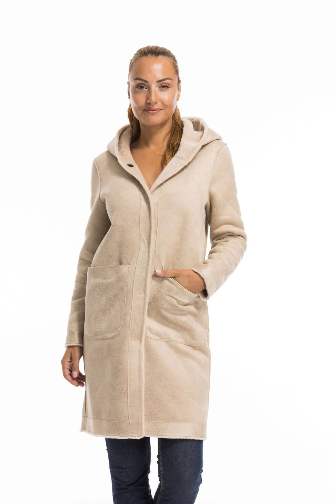 Oakwood coffee women's wool coat 63747