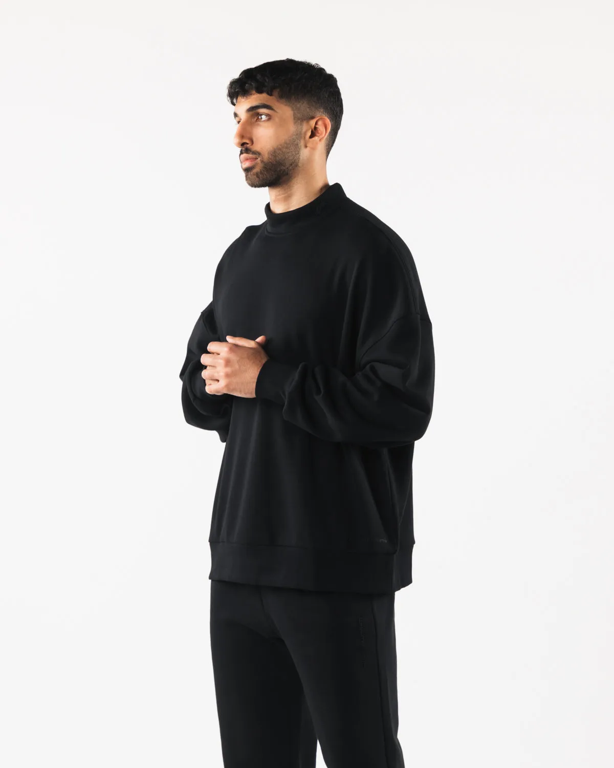 Origin Mock Neck LS - Black