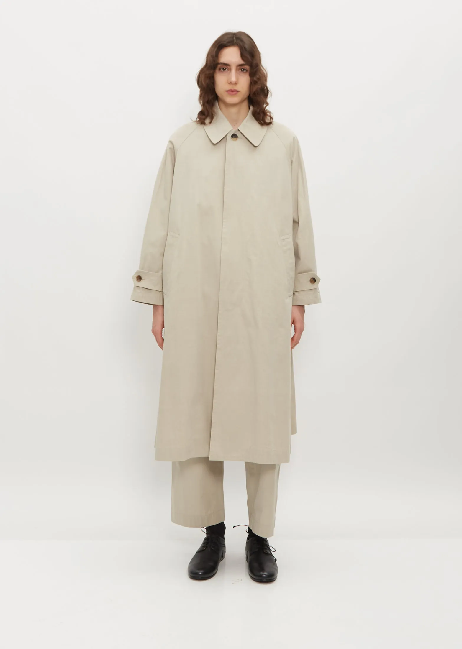 Oversized Wind Slip Soutien Coat