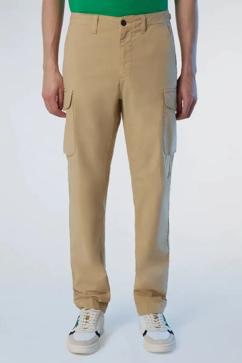 Pantaloni cargo uomo Biscotto