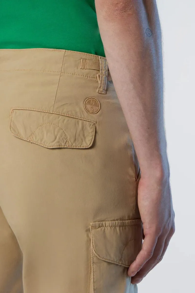 Pantaloni cargo uomo Biscotto