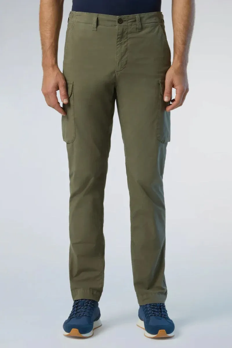 Pantaloni cargo uomo Verde oliva