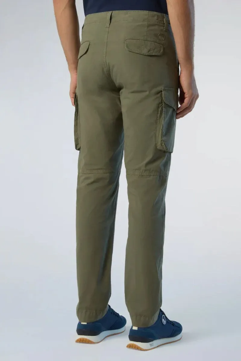 Pantaloni cargo uomo Verde oliva