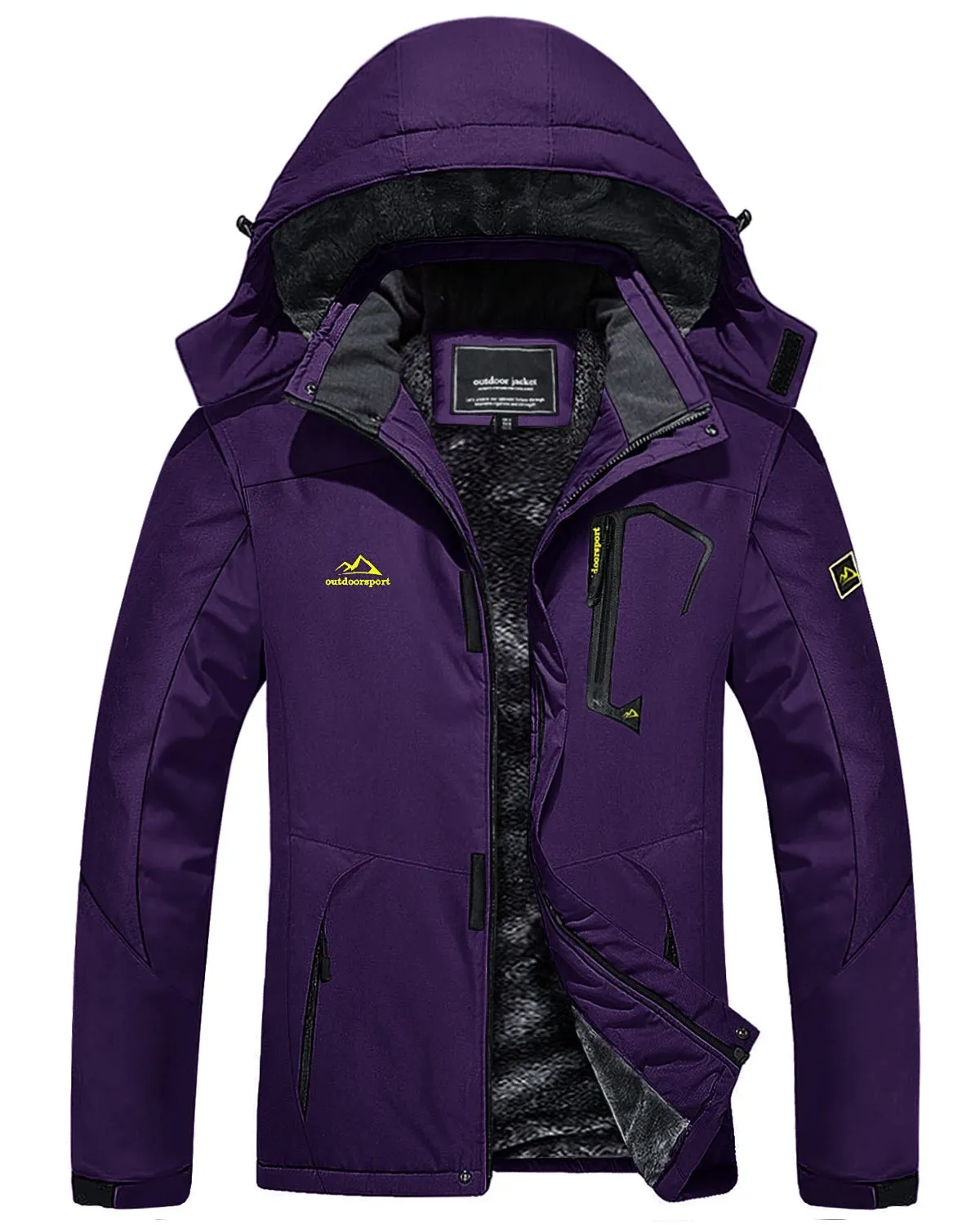 Parka polaire, veste imperméable pour femme TACVASEN - TJ567