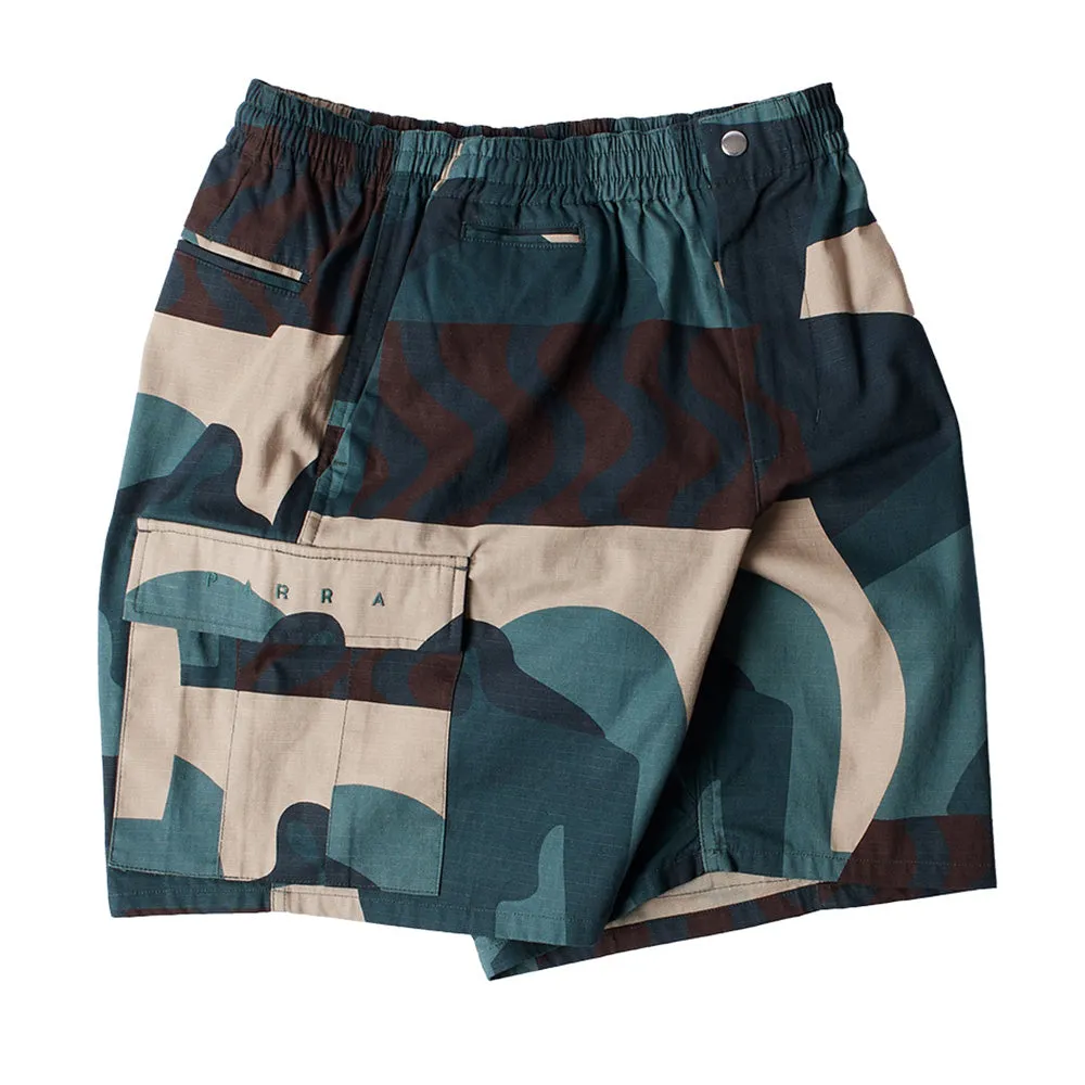 Parra Distorted Camo Cargo Shorts