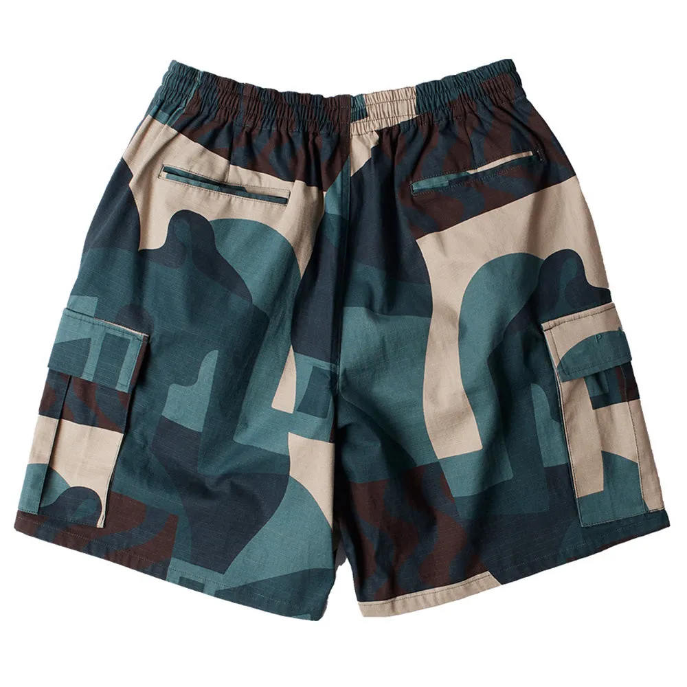 Parra Distorted Camo Cargo Shorts