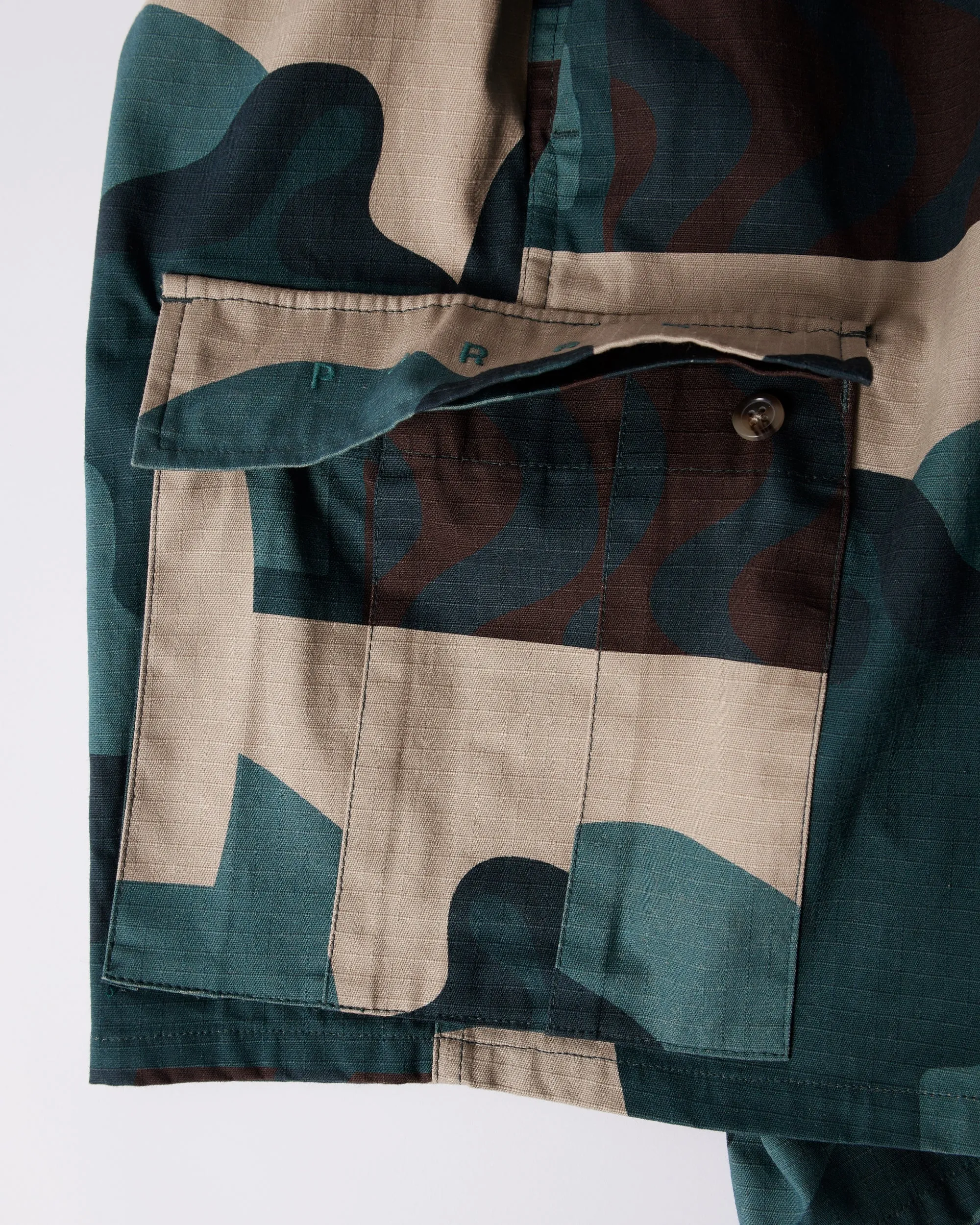 Parra Distorted Camo Cargo Shorts