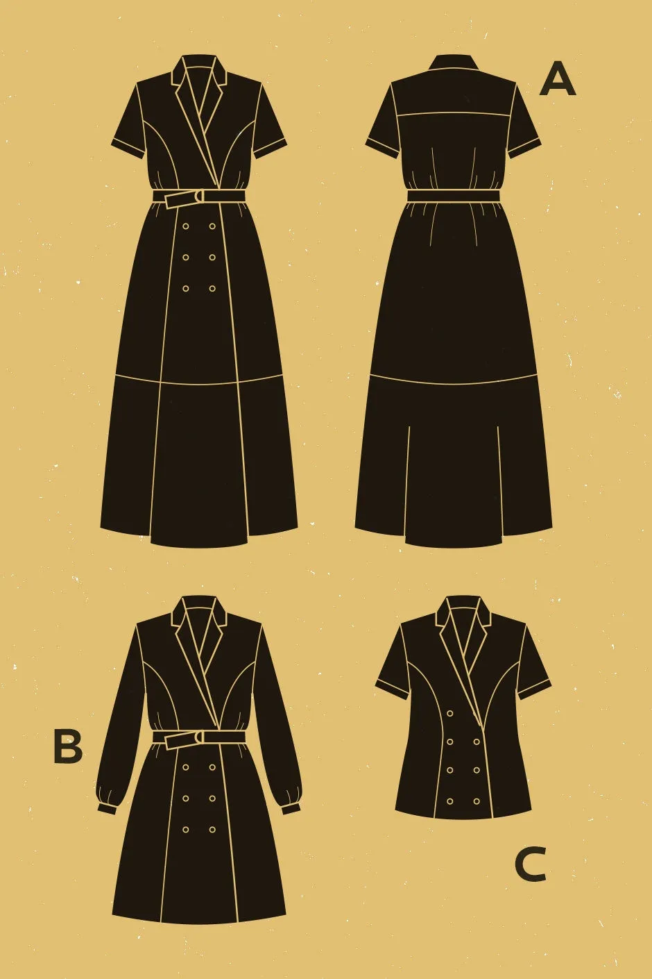 Passiflore Dress + Shirt Pattern