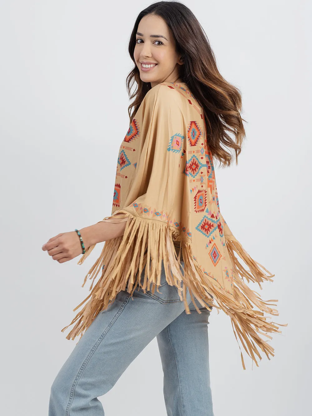 PCH-1675 Montana West Aztec Collection Poncho