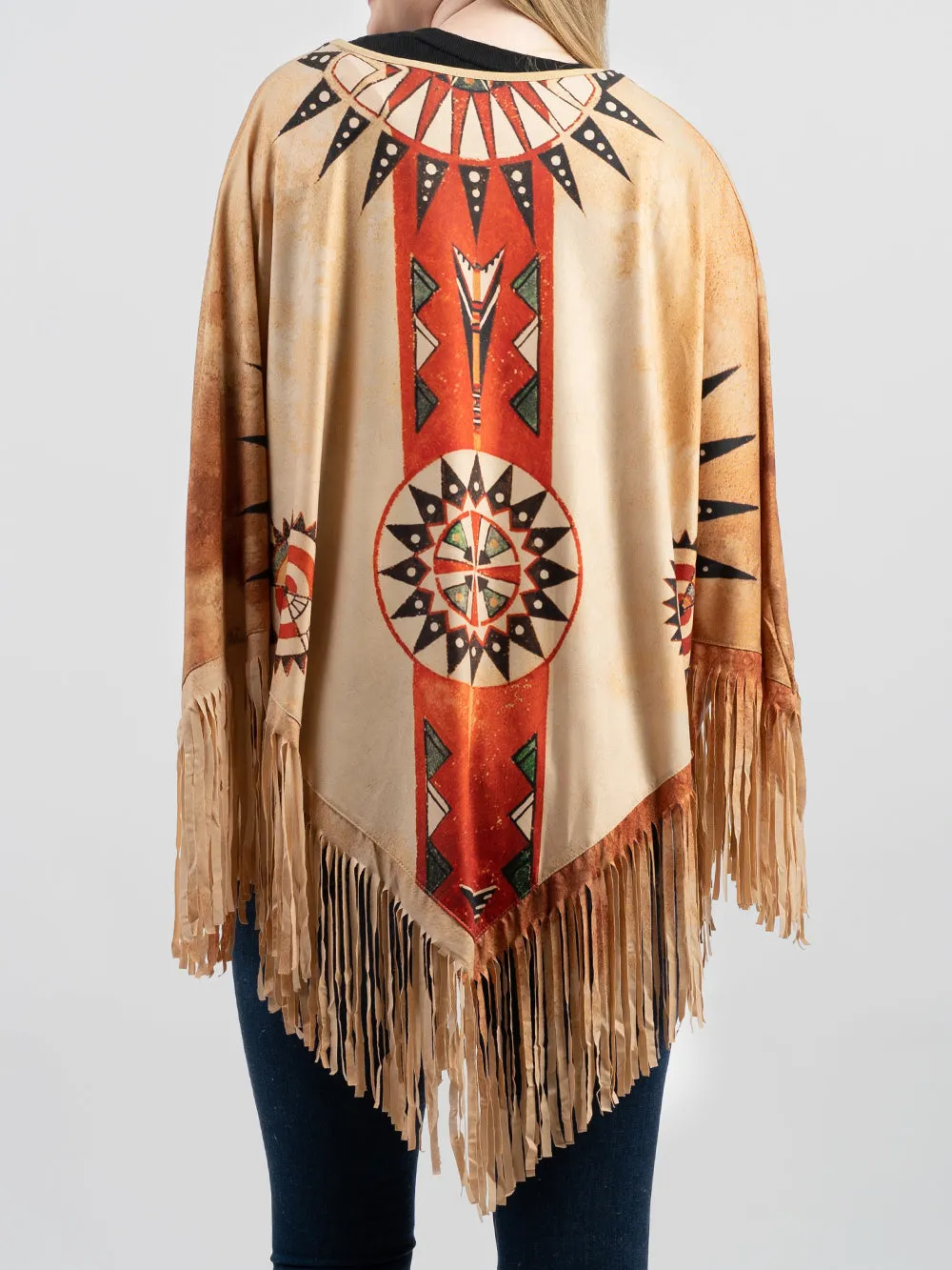 PCH-1676 Montana West Aztec Collection Poncho