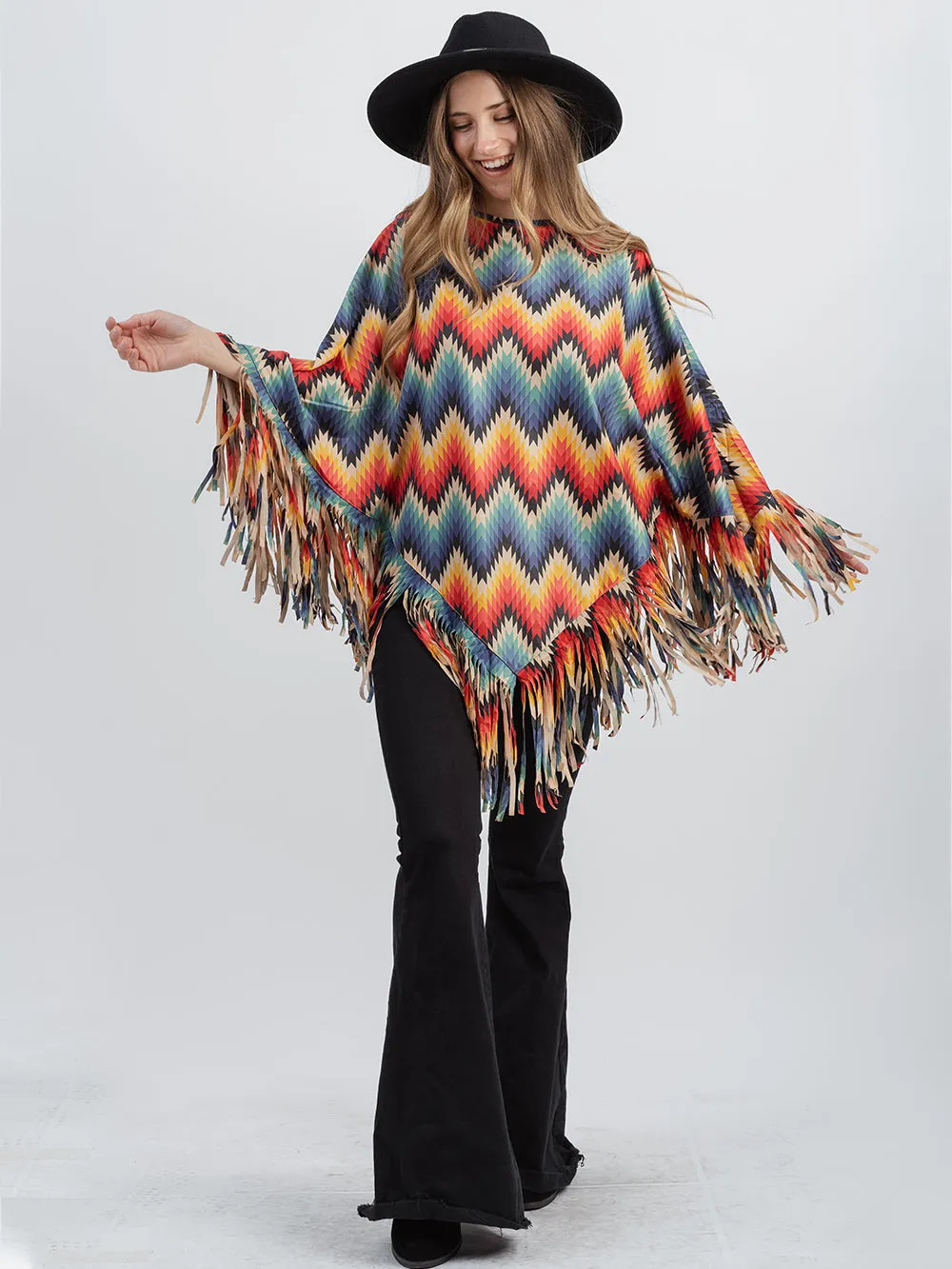 PCH-1705 Montana West Serape Collection Poncho