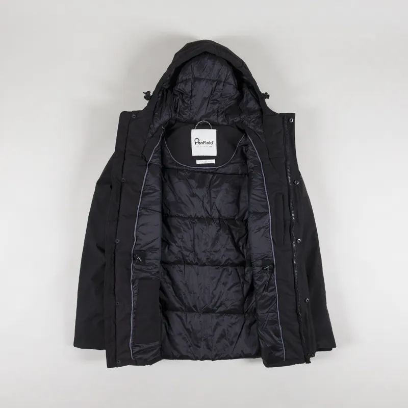 Penfield Hudson Script Technical Parka Black