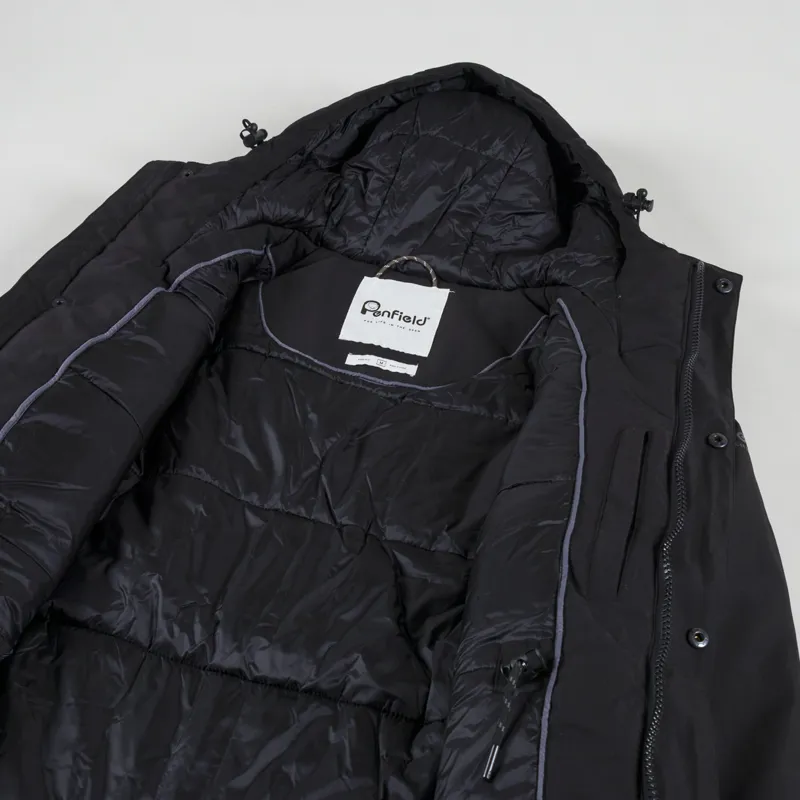 Penfield Hudson Script Technical Parka Black