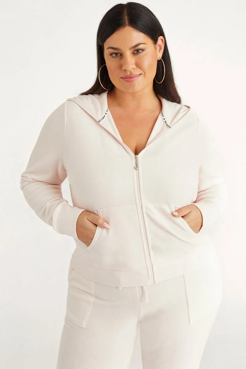 Plus-Size Icons Classic Cotton Velour Hoodie