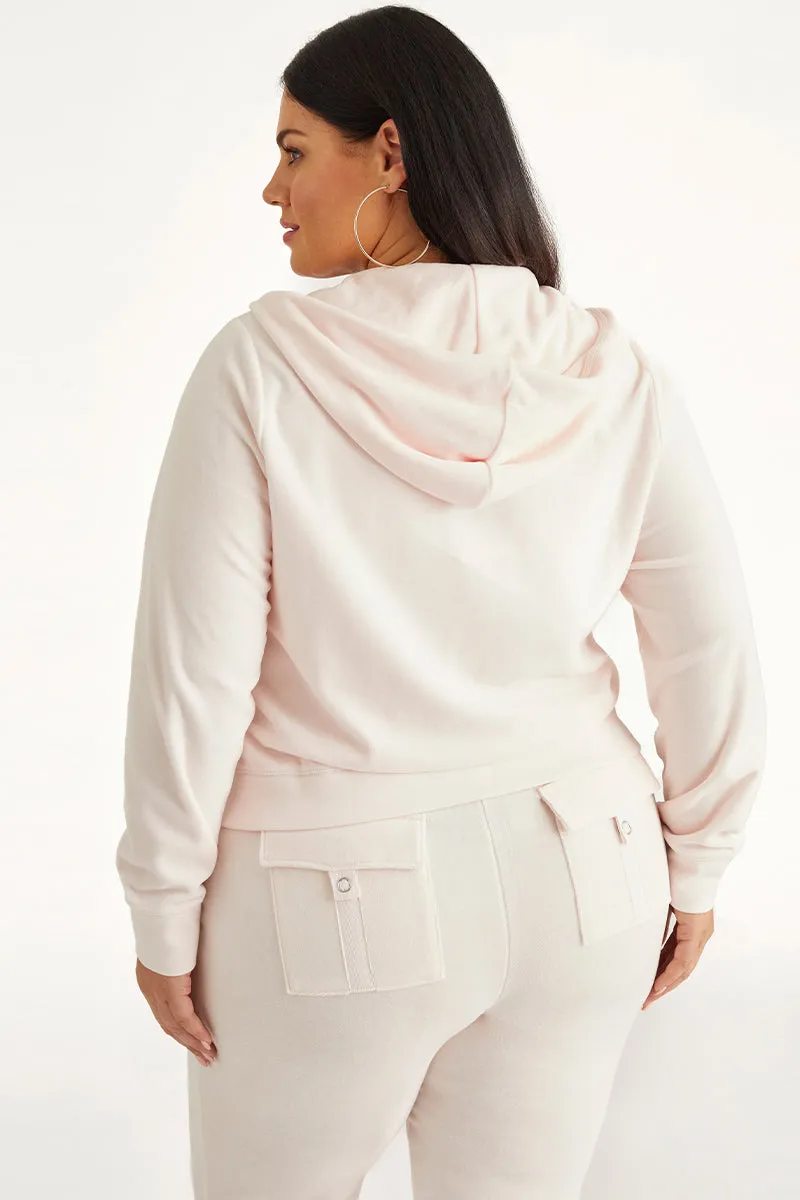 Plus-Size Icons Classic Cotton Velour Hoodie