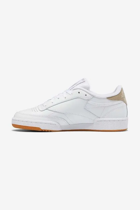 Reebok Classic leather sneakers Club C 85 white color