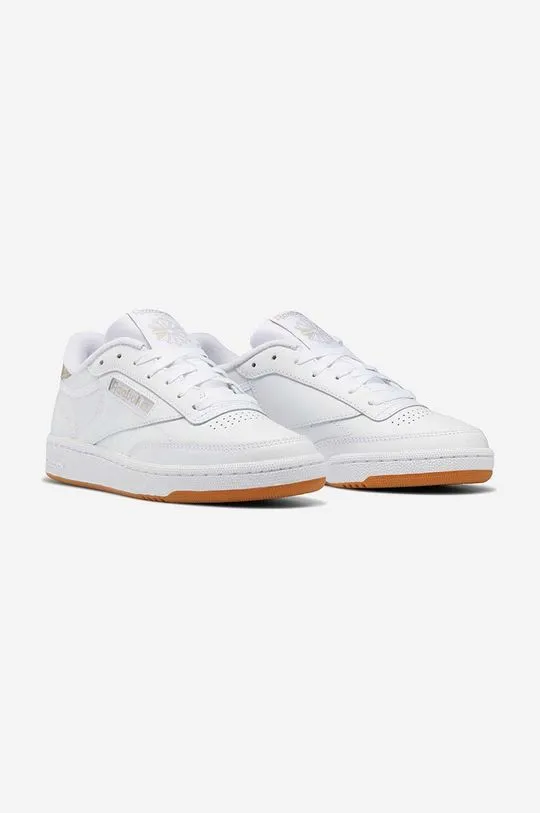 Reebok Classic leather sneakers Club C 85 white color