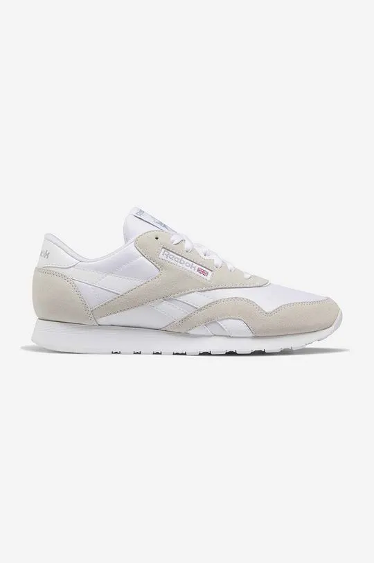 Reebok Classic sneakers CL Nylon white color