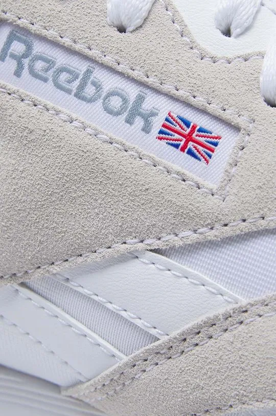 Reebok Classic sneakers CL Nylon white color