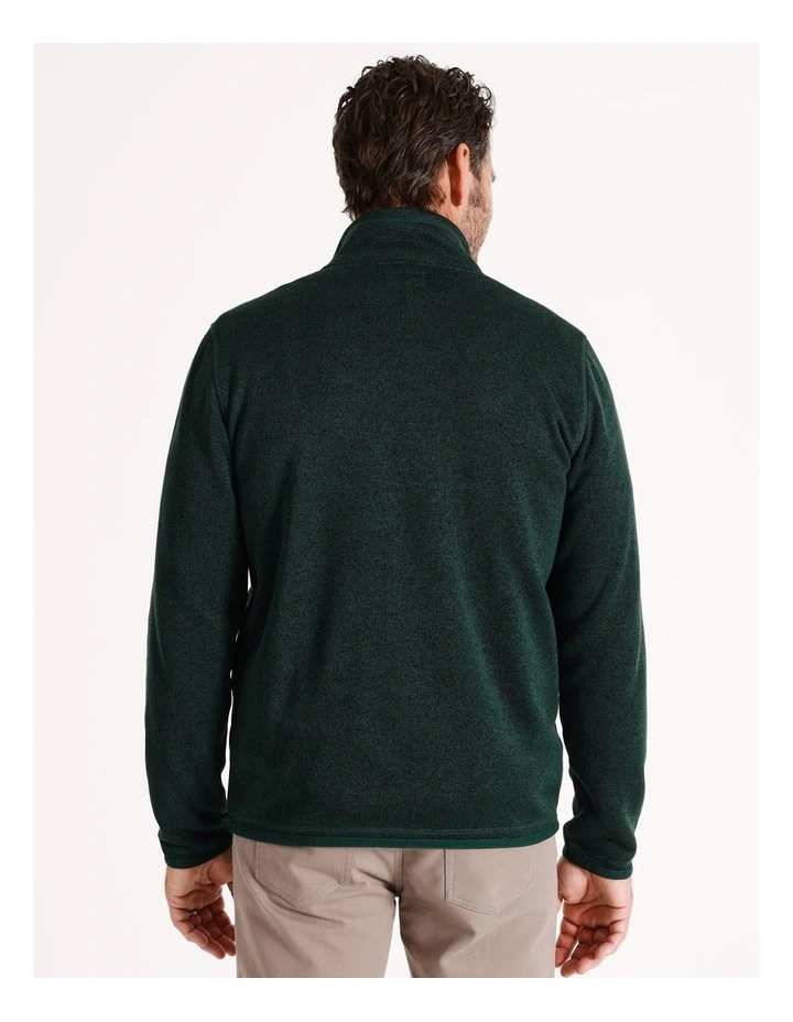 Ribble Valley Fleece Sweat in Forest