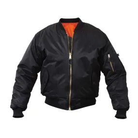 ROTHCO MA-1 FLIGHT JACKET BLACK