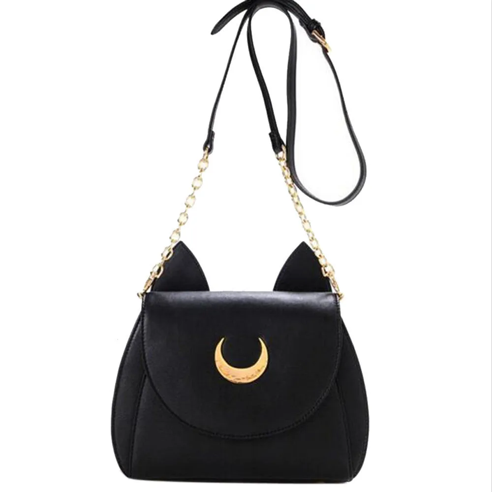 Sailor Moon Shoulder Bag Ladies PU Leather Handbag Women Crossbody Bags Famous Bolsos Femenina