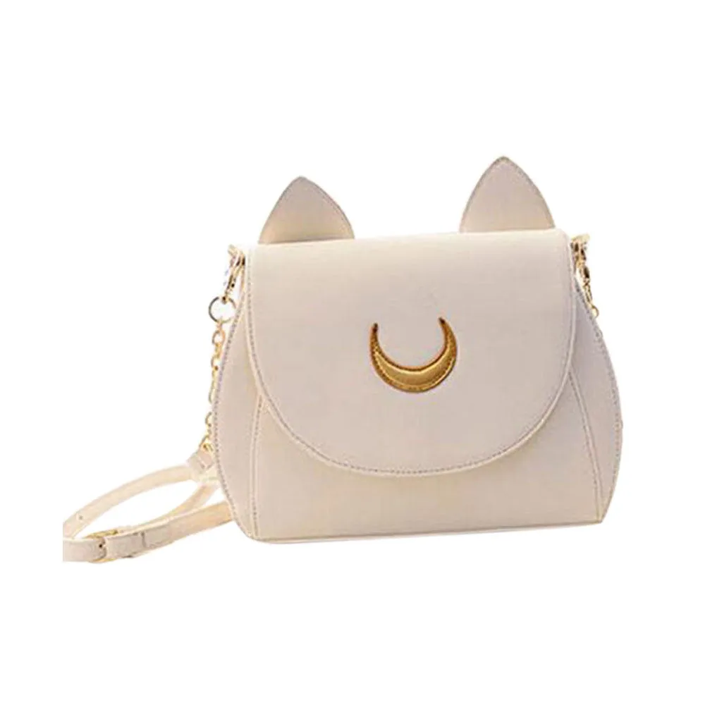 Sailor Moon Shoulder Bag Ladies PU Leather Handbag Women Crossbody Bags Famous Bolsos Femenina