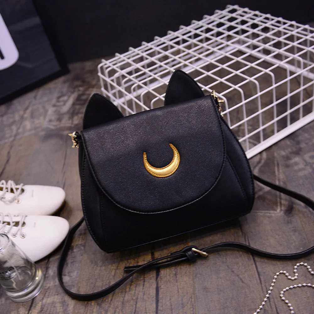 Sailor Moon Shoulder Bag Ladies PU Leather Handbag Women Crossbody Bags Famous Bolsos Femenina