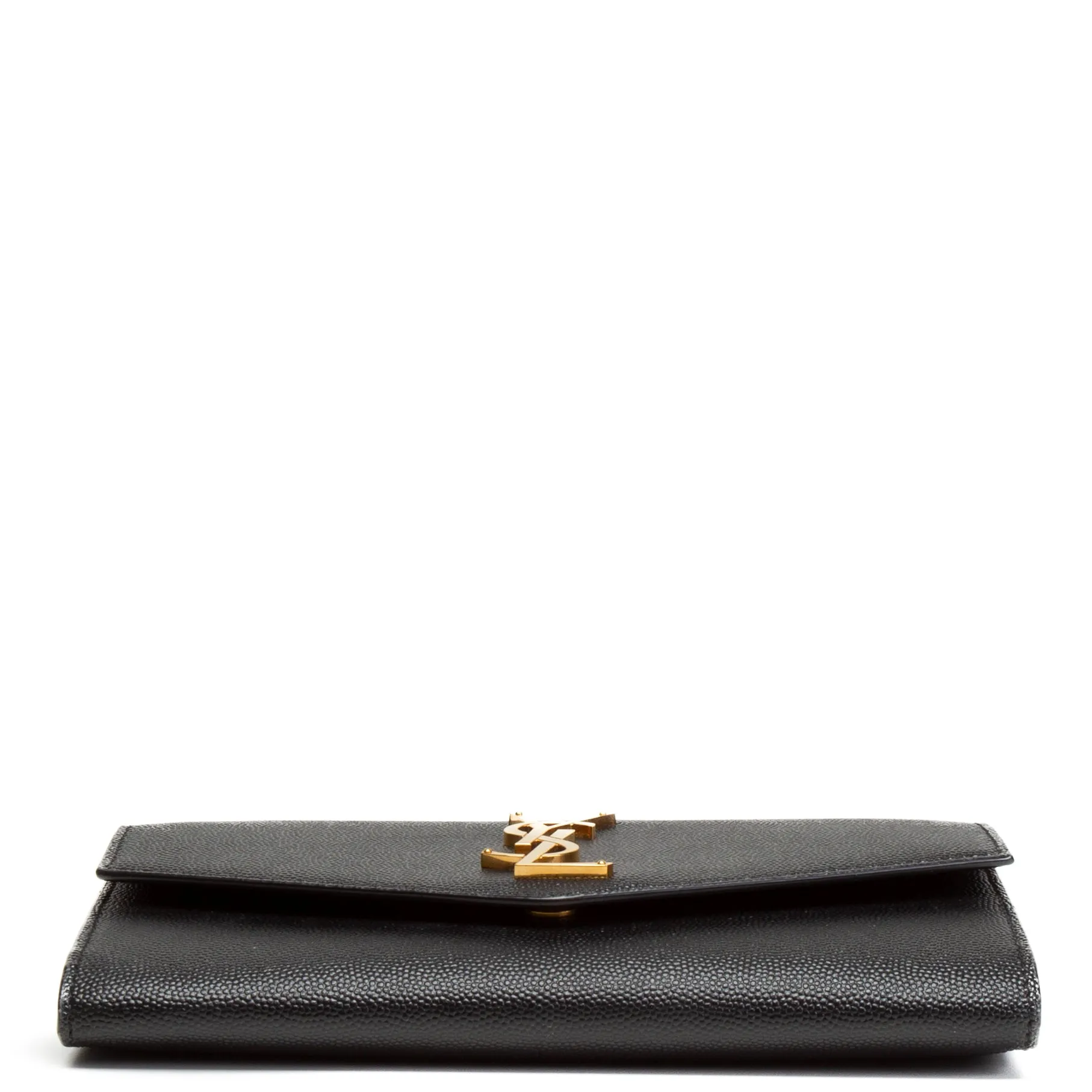 SAINT LAURENT Uptown Wallet on Chain - Black