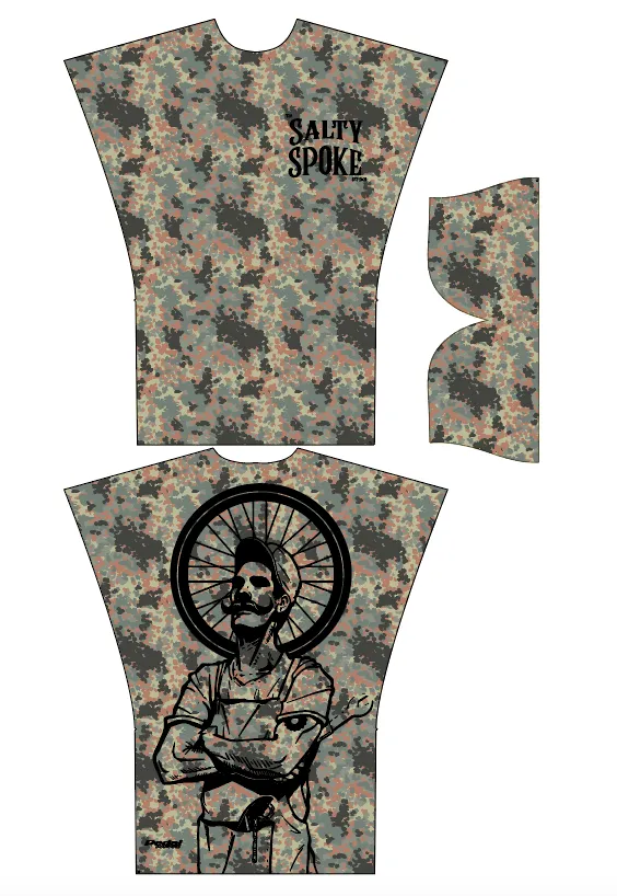 Salty Spoke 2022 CHANGING PONCHO 3.0 Camo