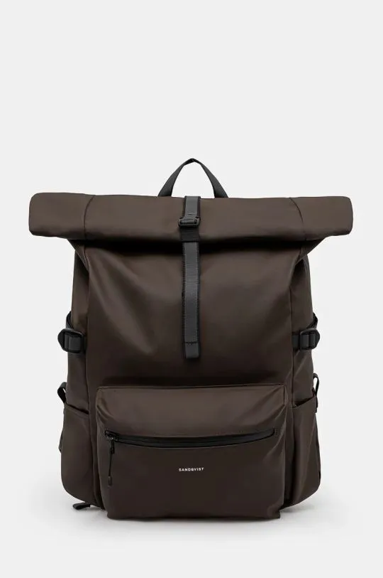 Sandqvist backpack Ruben 2.0 brown color smooth SQA2426