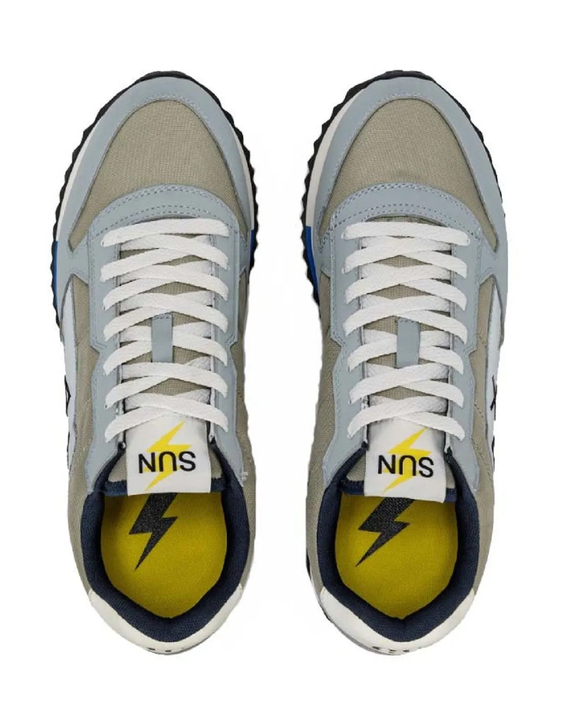 Scarpe Sun68 uomo Niki Solid Z34120 grigie