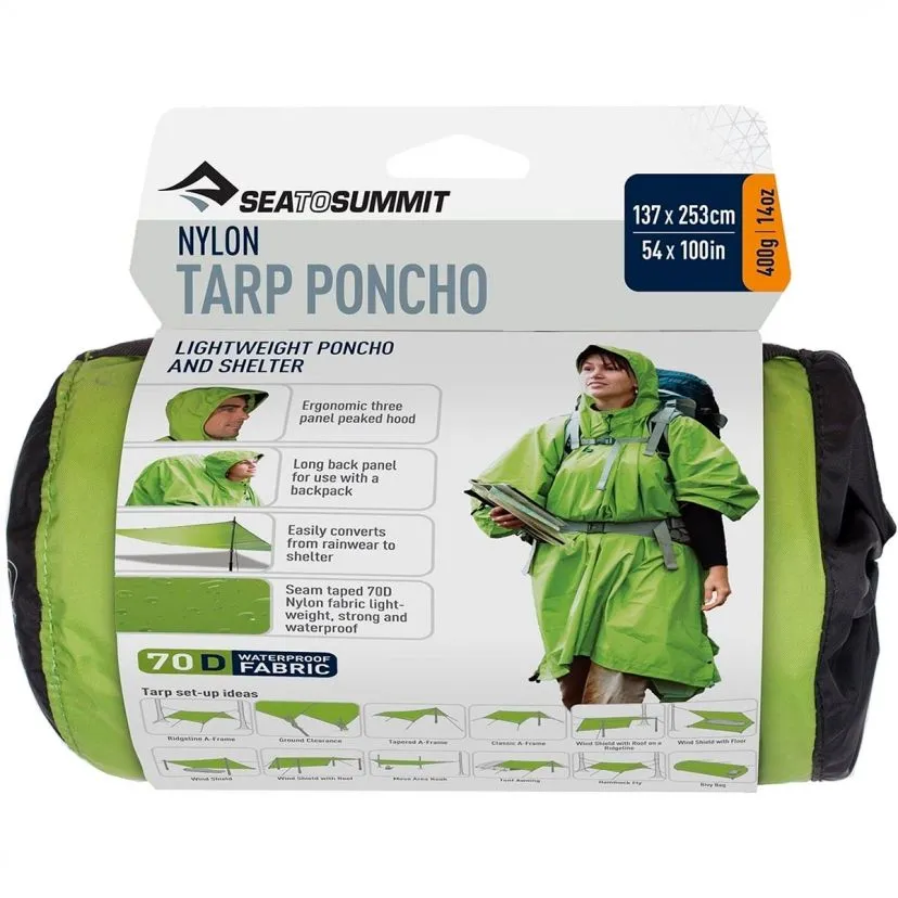 Sea To Summit Nylon Tarp Poncho waterproof poncho