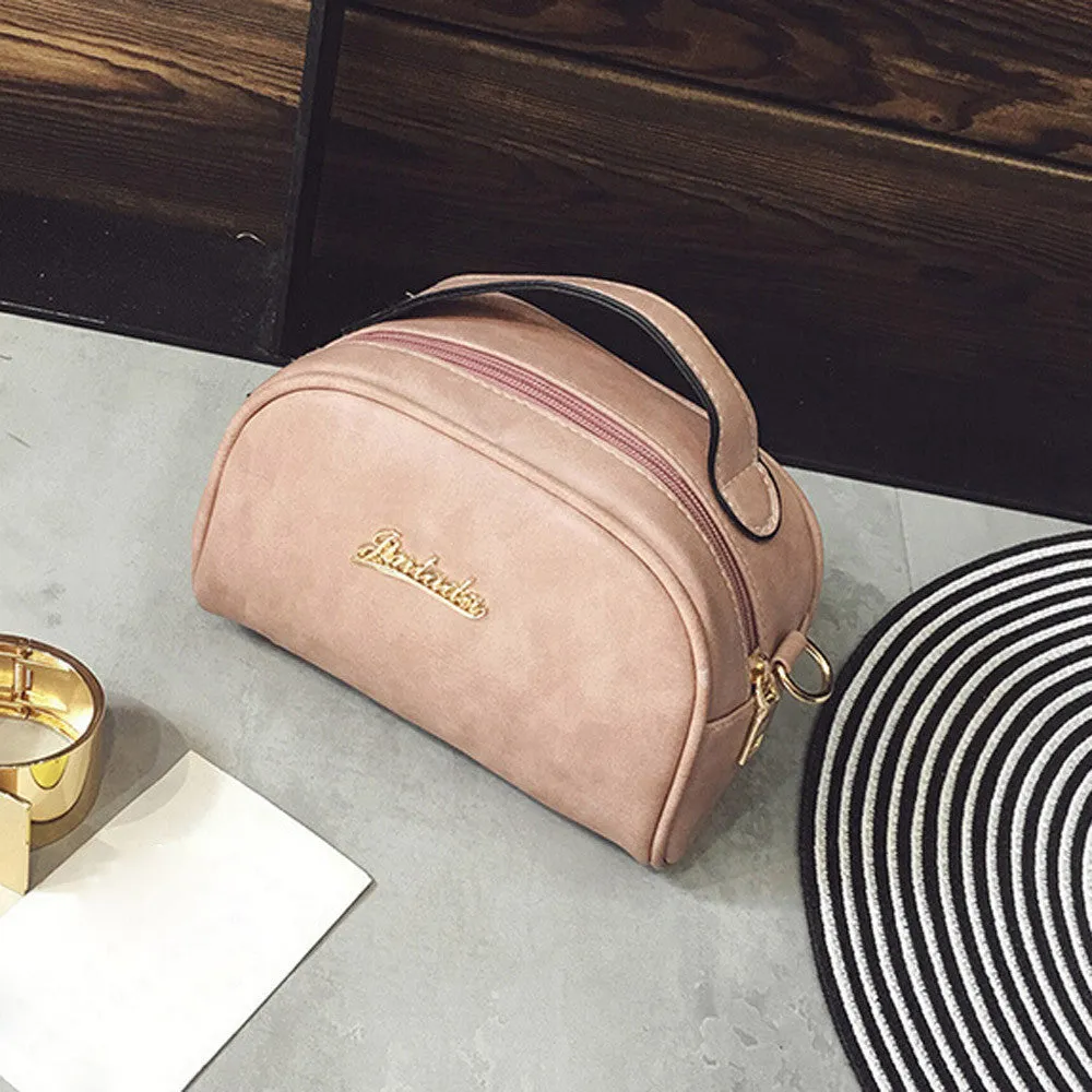 Semi-circular Leather Crossbody Women Bag Casual hbag women messenger bags Shoulder bag hbags famous s