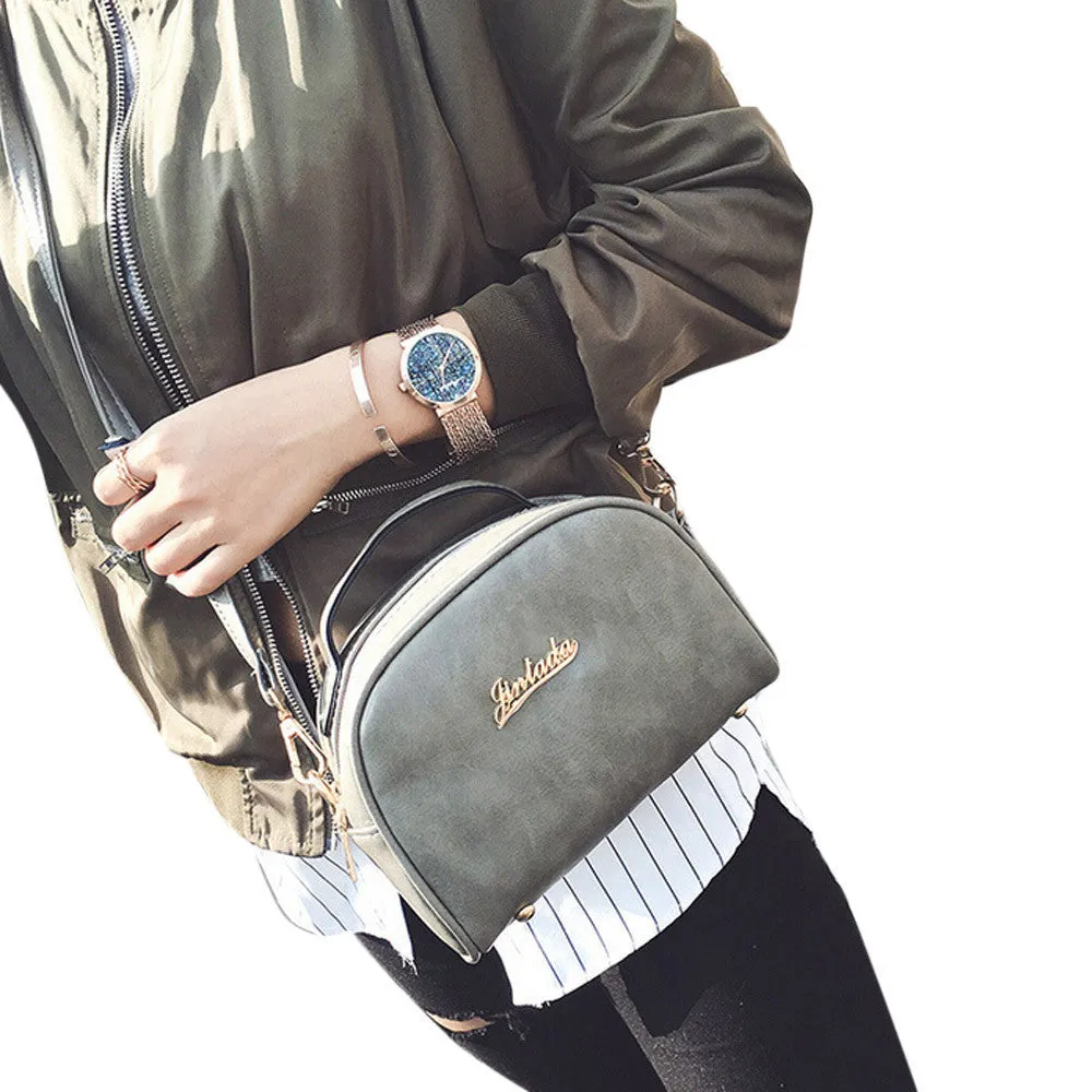 Semi-circular Leather Crossbody Women Bag Casual hbag women messenger bags Shoulder bag hbags famous s