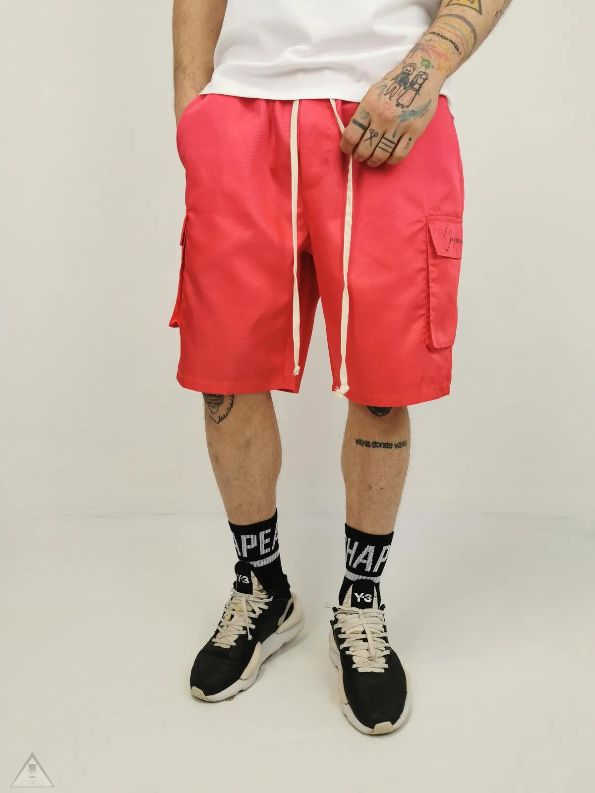 Shorts Cargo Pop lampone