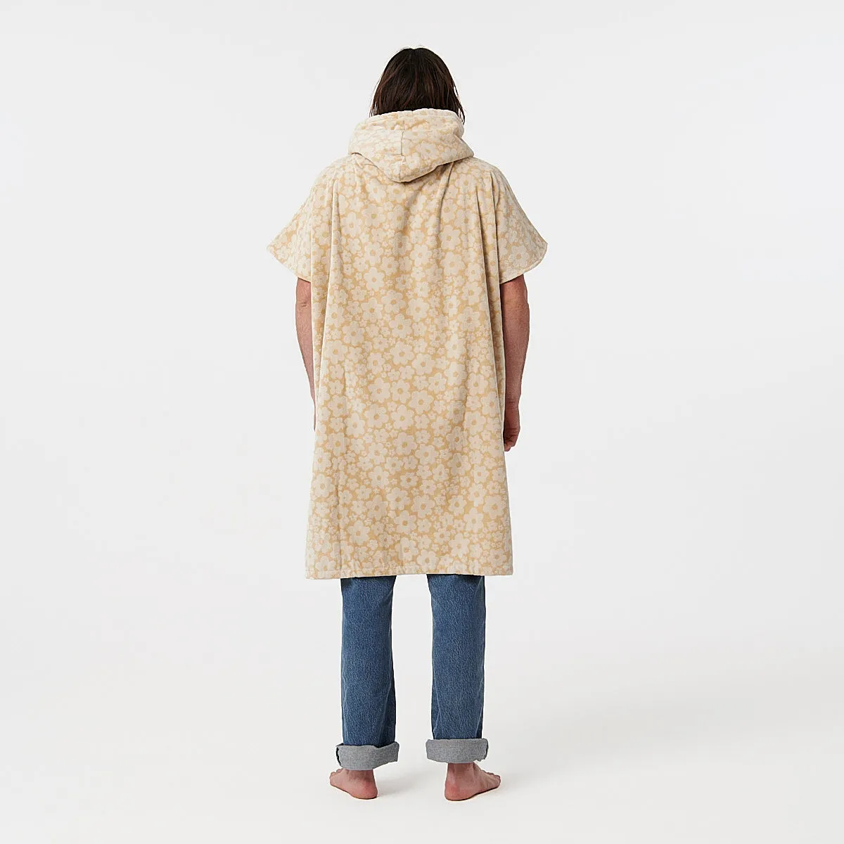 Slowtide Ginny Ex Warm LG/XL Poncho-Sandstone