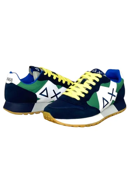 SNEAKERS BLU/VERDI Z33112 JAKI TRICOLORS