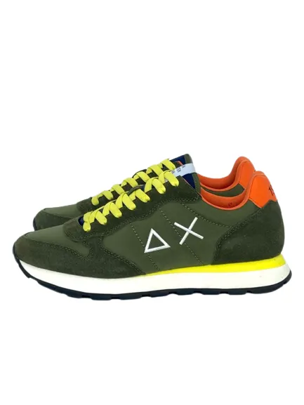 SNEAKERS VERDE MILITARE Z33101 TOM SOLID NYLON