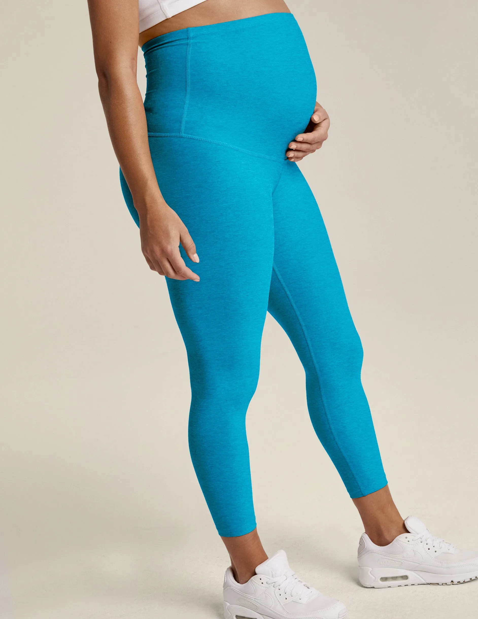 Spacedye Love The Bump Capri Maternity Legging