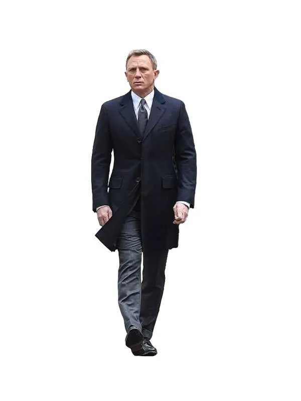 Spectre Navy Blue James Bond Coat